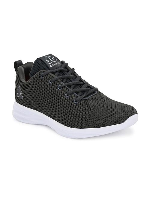 grey lace up sport shoes - 17342153 - Very Small Image - 1
