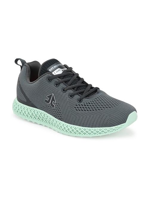 grey lace up sport shoes - 17342163 - Very Small Image - 1