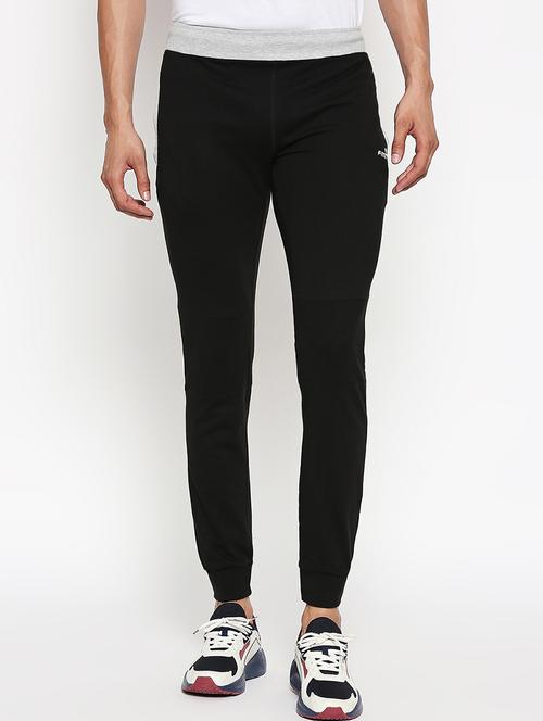 black solid jogger - 17342869 - Very Small Image - 1