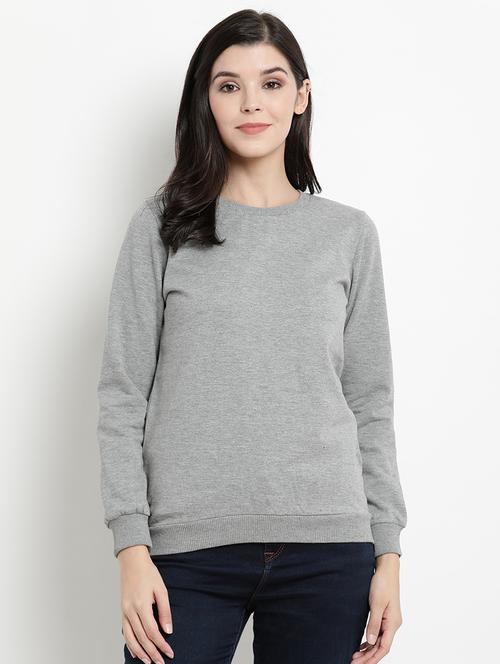 crew neck fleece sweatshirt - 17342875 - Very Small Image - 1