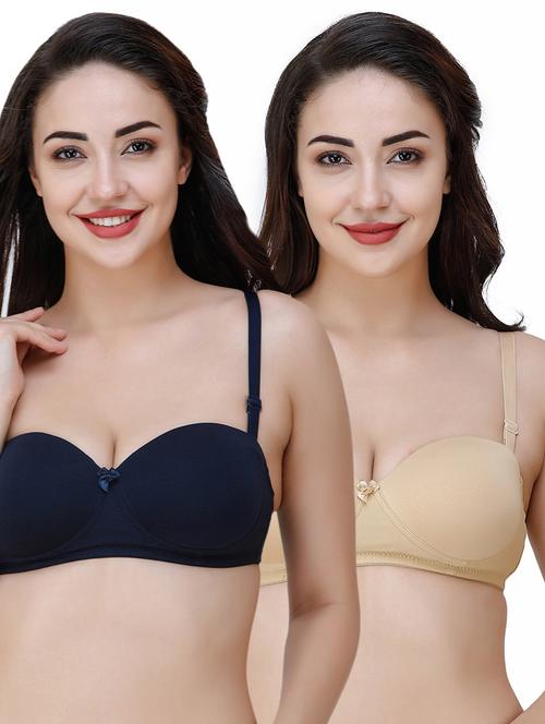 set of 2 detachable strap t-shirt bra - 17342994 - Very Small Image - 1