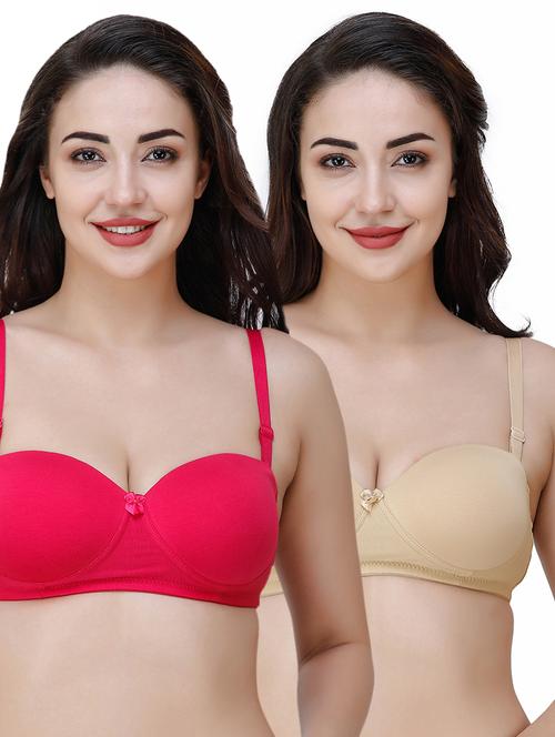 set of 2 detachable strap t-shirt bra - 17343009 - Very Small Image - 1
