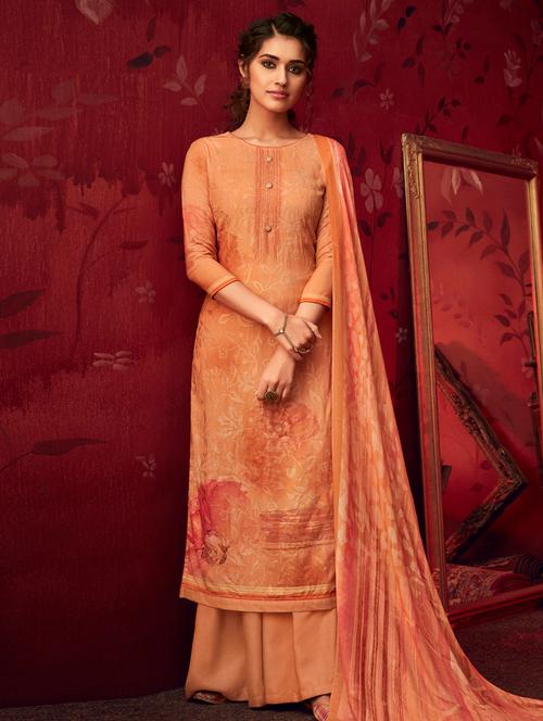 digital print unstitched suit - 17343141 - Very Small Image - 1