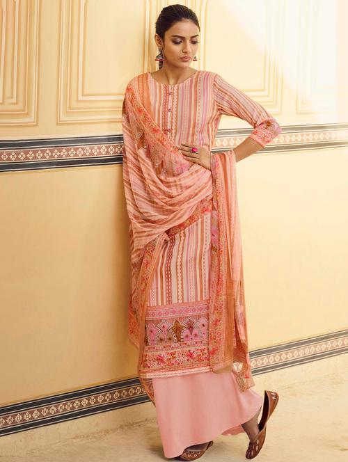 digital print unstitched suit - 17343154 - Very Small Image - 1