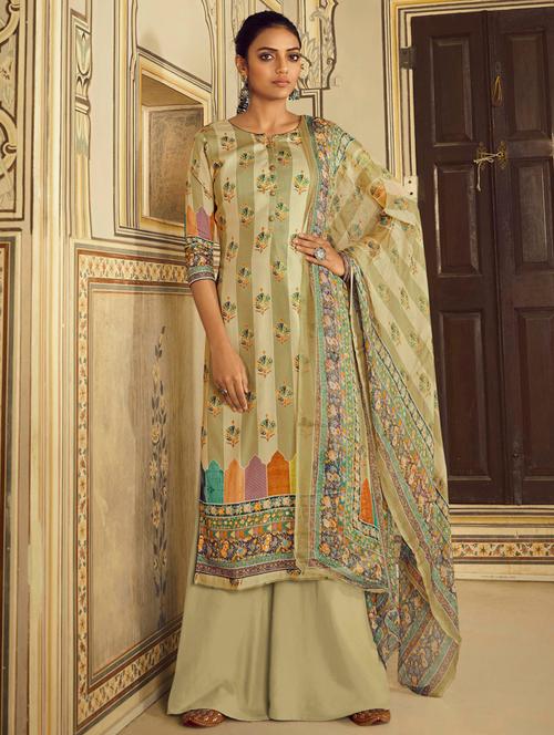 digital print unstitched suit - 17343159 - Very Small Image - 1