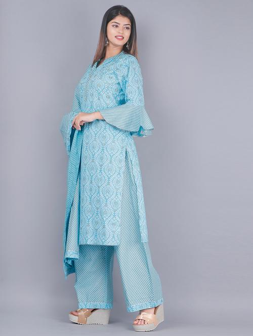 floral print suit set - 17343774 - Very Small Image - 1