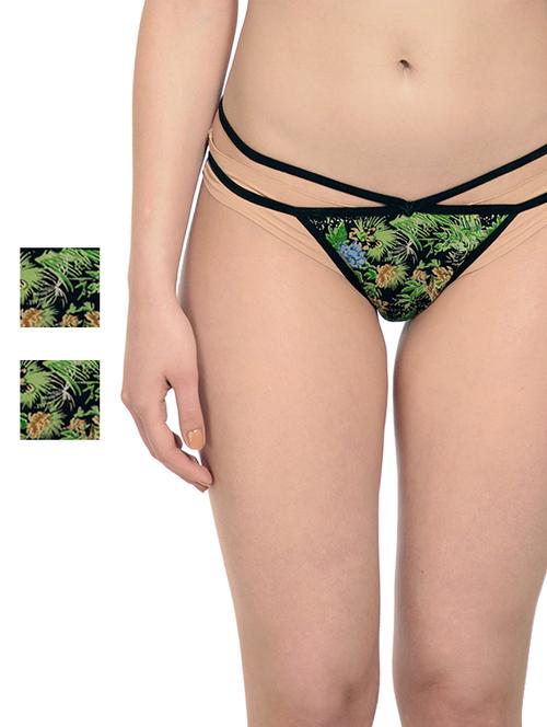 set of 3 thongs panty - 17344087 - Very Small Image - 1