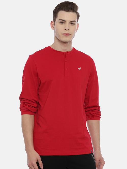 red solid t-shirt - 17344783 - Very Small Image - 1