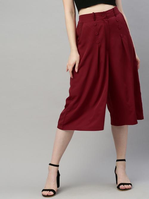 high rise culottes - 17345550 - Very Small Image - 1