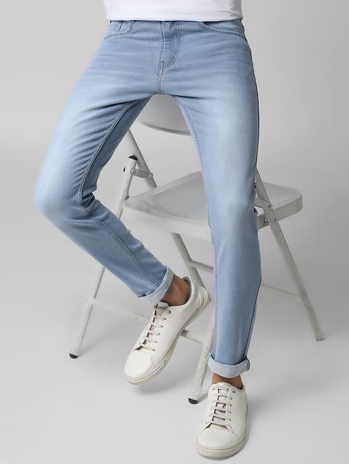 mens slim fit plain jeans - 17347491 - Very Small Image - 1