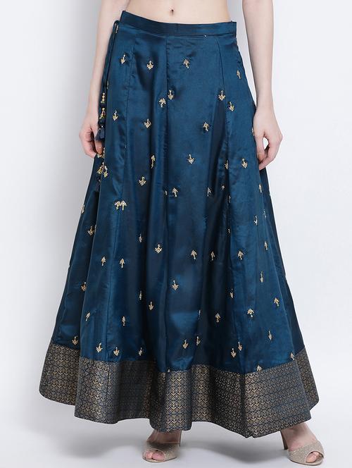 embroidered flared skirt - 17347865 - Very Small Image - 1