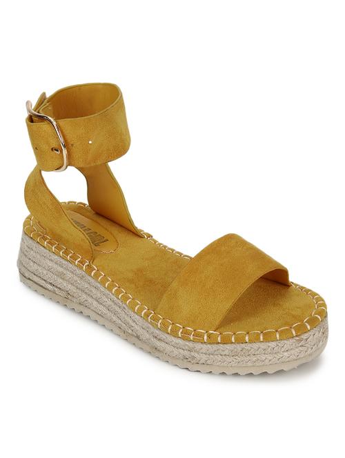 yellow ankle strap sandal - 17348994 - Very Small Image - 1