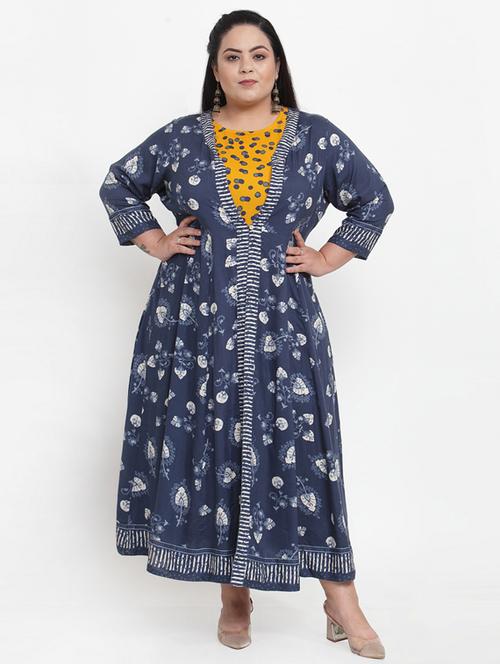 women's layered kurta - 17349747 - Very Small Image - 1
