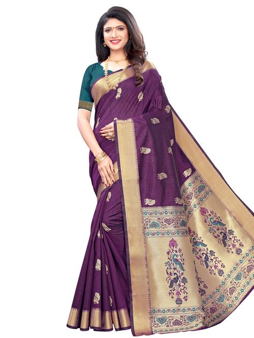 conversational bhagalpuri saree with blouse - 17349984 - Very Small Image - 1