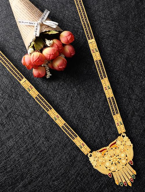 multi colour beads mangalsutra - 17350711 - Very Small Image - 1
