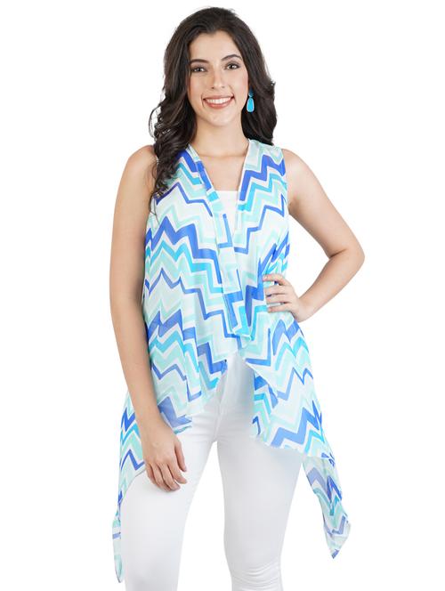 chevron water fall shrug - 17351011 - Very Small Image - 1