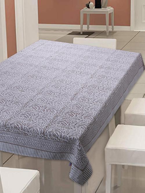 cotton printed 6 seater table cloth cover - 17351039 - Very Small Image - 1