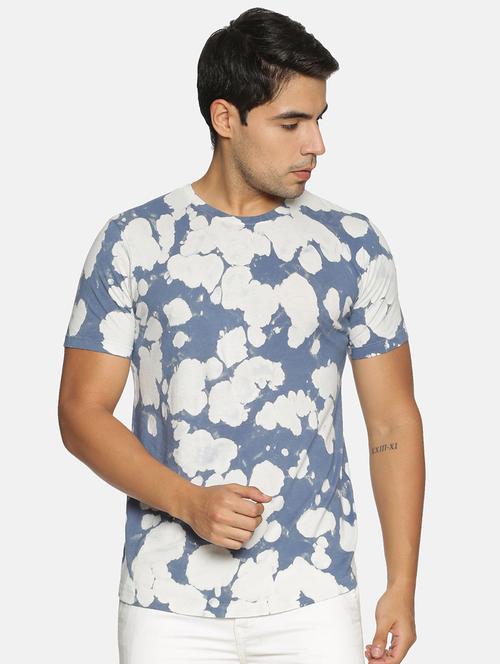 light blue printed t-shirt - 17352953 - Very Small Image - 1