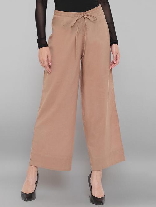 drawstring waist palazzo - 17353124 - Very Small Image - 1
