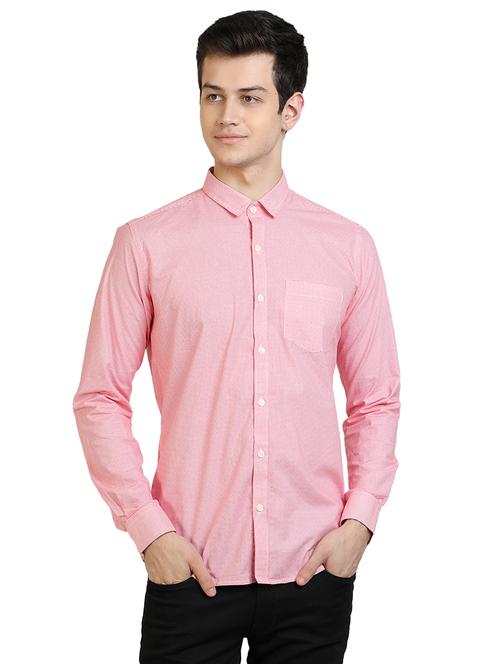 pink printed casual shirt - 17353252 - Very Small Image - 1