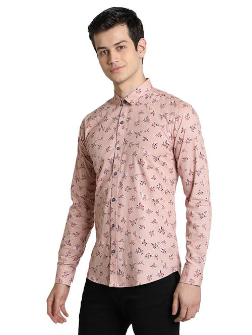 pink printed casual shirt - 17353267 - Very Small Image - 1
