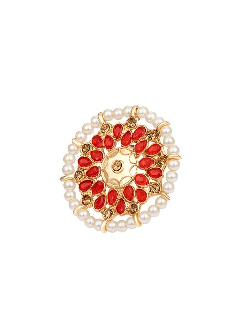 gold metal finger ring - 17354541 - Very Small Image - 1