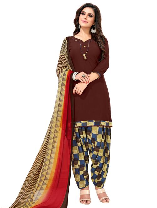 printed unstitched suit - 17354926 - Very Small Image - 1