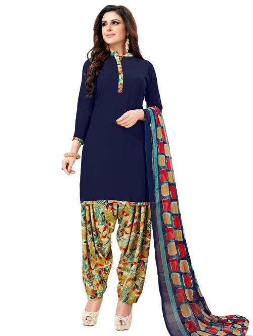 printed unstitched suit - 17354927 - Very Small Image - 1