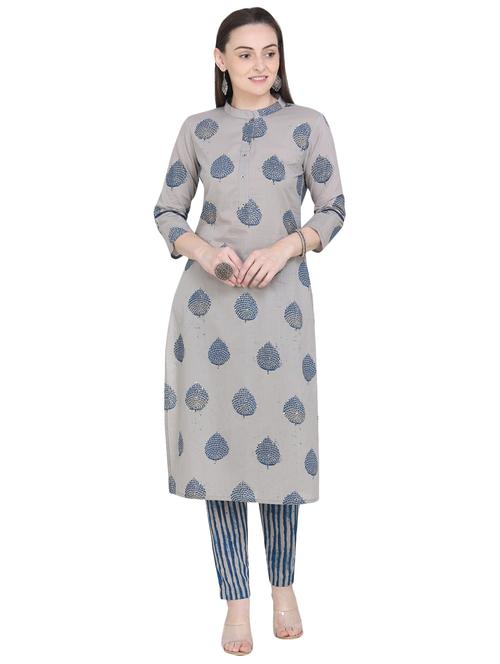 printed kurta pant set - 17355161 - Very Small Image - 1