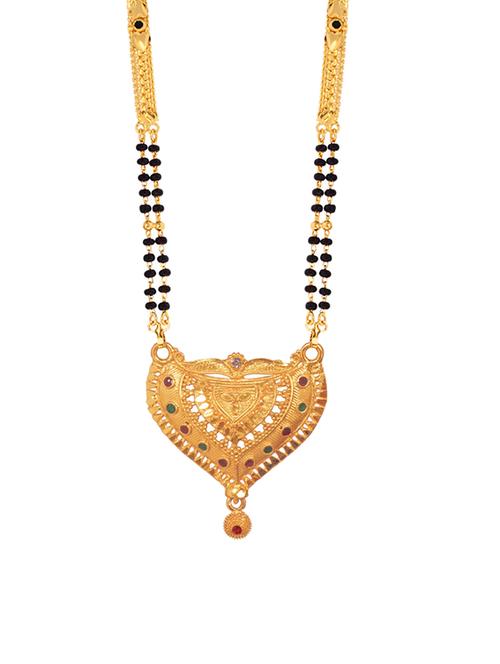 golden metal mangalsutra - 17355219 - Very Small Image - 1