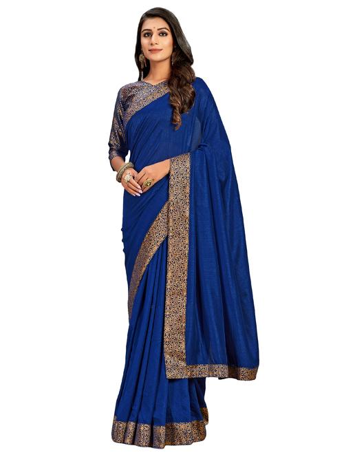 solid plain saree - 17355263 - Very Small Image - 1