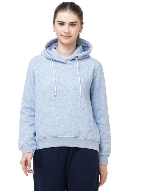 front pockets fleece hoodie - 17356114 - Very Small Image - 1