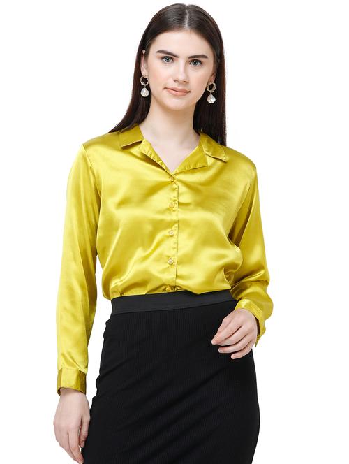 long sleeves satin shirt - 17356128 - Very Small Image - 1