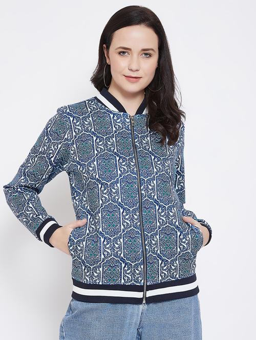 zip up bomber jacket - 17356608 - Very Small Image - 1