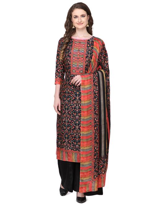 printed unstitched suit - 17357256 - Very Small Image - 1