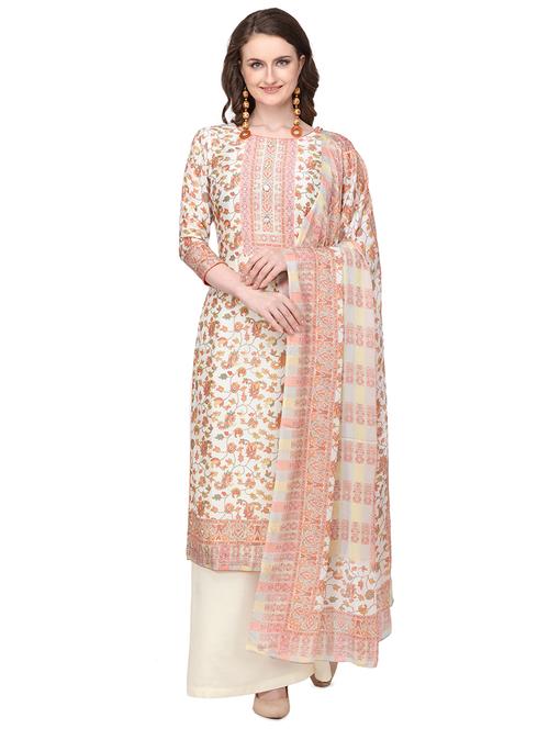 printed unstitched suit - 17357259 - Very Small Image - 1