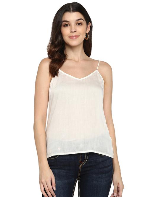 cami neck solid top - 17358162 - Very Small Image - 1