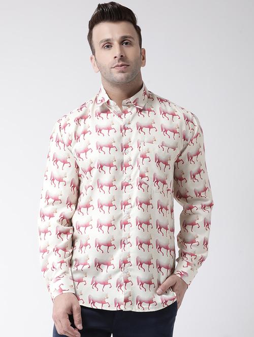 mens quirky casual shirt - 17358266 - Very Small Image - 1