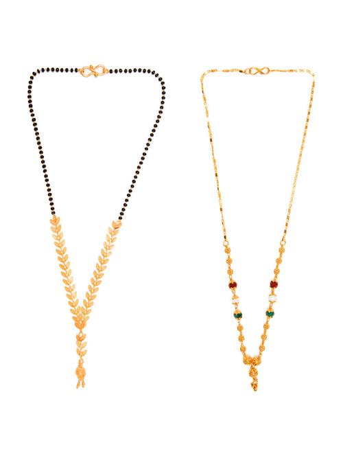 pack of 2 golden metal mangalsutra - 17358482 - Very Small Image - 1
