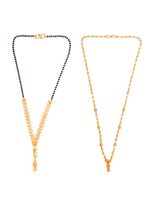 pack of 2 golden metal mangalsutra - 17358483 - Very Small Image - 1