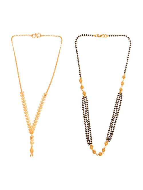 pack of 2 golden metal mangalsutra - 17358490 - Very Small Image - 1