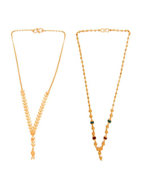 pack of 2 golden metal mangalsutra - 17358492 - Very Small Image - 1
