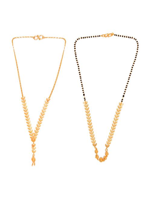 pack of 2 golden metal mangalsutra - 17358494 - Very Small Image - 1