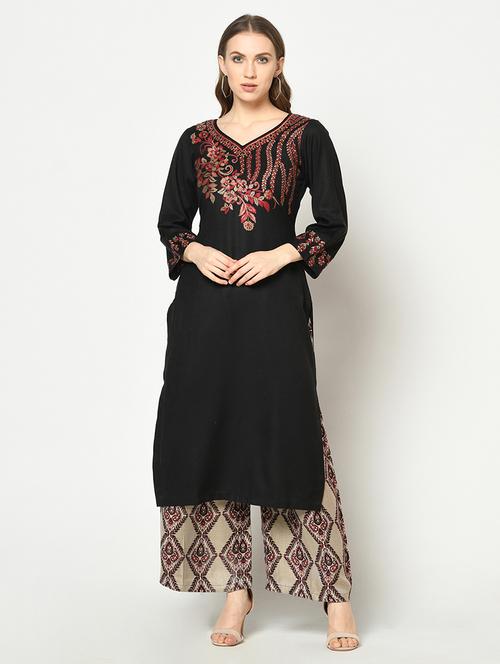 floral unstitched suit - 17359219 - Very Small Image - 1