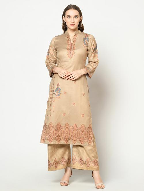floral unstitched suit - 17359228 - Very Small Image - 1