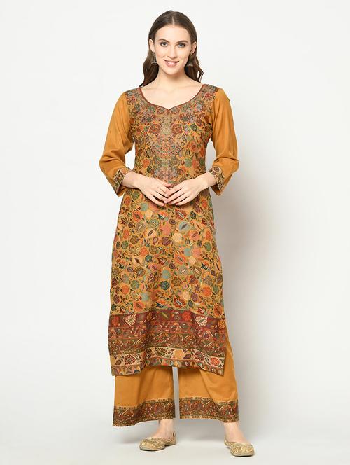 floral unstitched suit - 17359232 - Very Small Image - 1