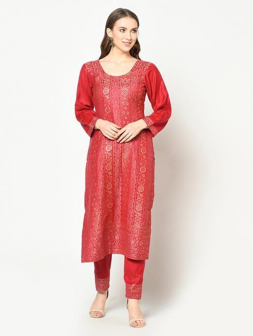 floral unstitched suit - 17359233 - Very Small Image - 1