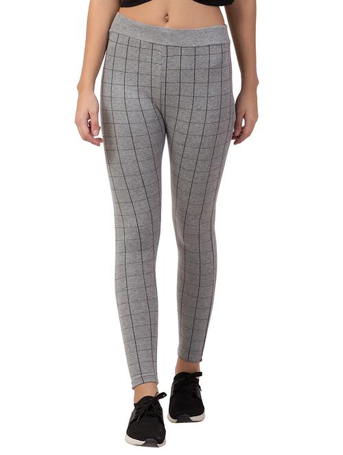 high rise checkered jegging - 17359360 - Very Small Image - 1