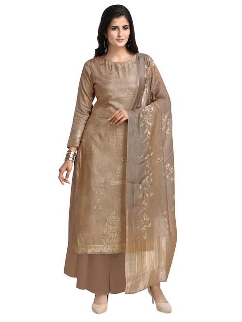 sequined unstitched suit - 17360814 - Very Small Image - 1
