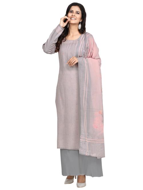 printed unstitched suit - 17360838 - Very Small Image - 1